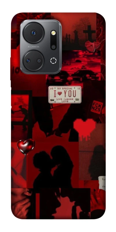 Чохол на Huawei Honor X7a Love collage ver.2 фото 1 з 1