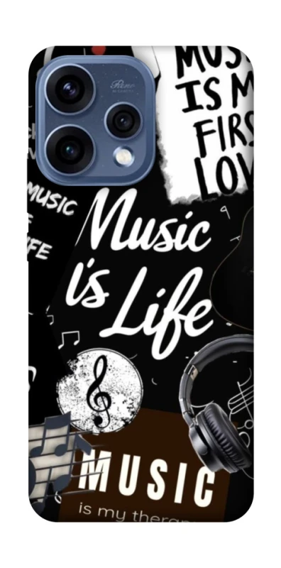 Чехол на Oppo Reno 15 Music is Life фото 2 из 2