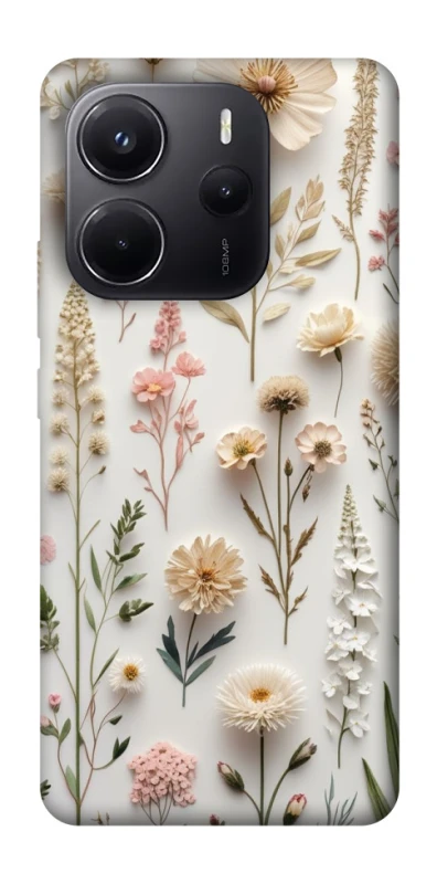 Чохол на Xiaomi Redmi Note 14 4G (Europe version) Floral design ver.1 фото 1 з 1