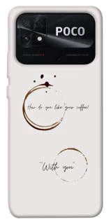 Чехол на Xiaomi Poco C40 Coffee with you фото 1 из 1