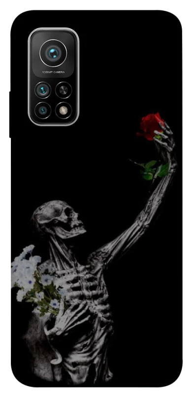Чохол на Xiaomi Mi 10T Skeleton vs Rose фото 1 з 1