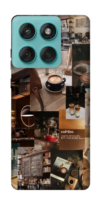 Чохол на Motorola Edge 60 Fusion Coffee collage ver.2 фото 1 з 1