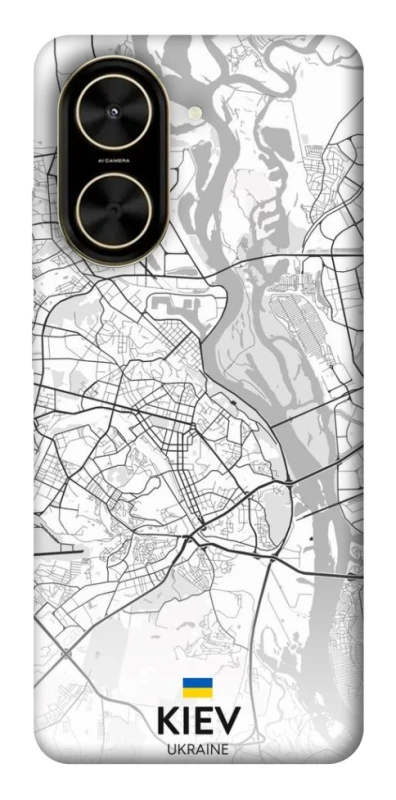 Чохол на Xiaomi Poco C71 Kiev white map фото 1 з 1