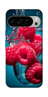 Чехол на Google Pixel 10 Pro Малинка в воде фото 1 из 1