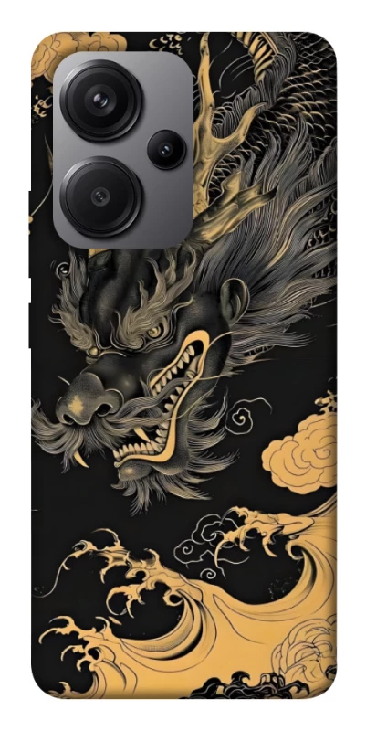 Чохол на Xiaomi Redmi Note 13 Pro+ gold dragon фото 1 з 1
