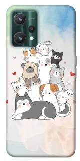 Чохол на Realme 9 Pro Funny Pets ver.2 фото 1 з 1