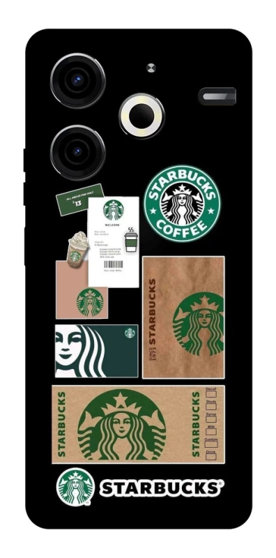 Чохол на TECNO Pova 6 Neo (LI6) Starbucks coffee фото 1 з 1