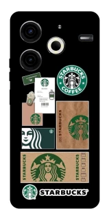 Чохол на TECNO Pova 6 Neo (LI6) Starbucks coffee фото 1 з 1