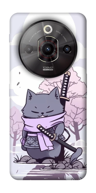 Чехол на ZTE Nubia Focus Pro Samurai cat фото 1 из 1