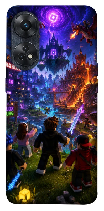 Чехол на Oppo Reno 8T 4G Roblox aesthetics ver.12 фото 1 из 1