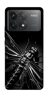 Чохол на Xiaomi Poco F6 Pro Black dragonfly фото 1 з 1