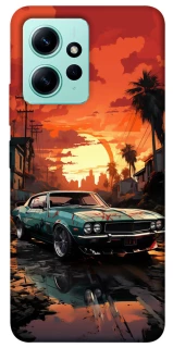 Чохол на Xiaomi Redmi Note 12 4G Car at sunset фото 1 з 1