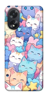 Чехол на Oppo A38 Funny Kittens ver.3 фото 1 из 1