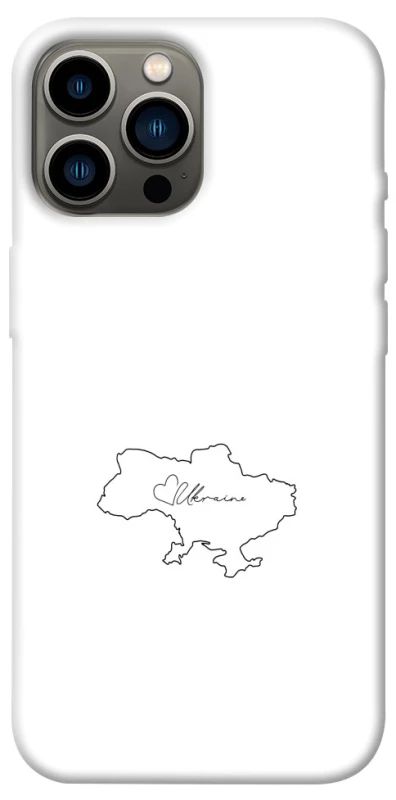Чохол на Apple iPhone 13 Pro Max (6.7") Ukraine map фото 1 з 1