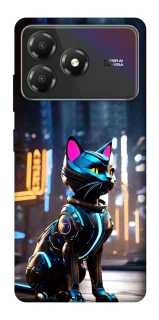 Чохол на ZTE Blade A36 Cyber cat фото 1 з 1