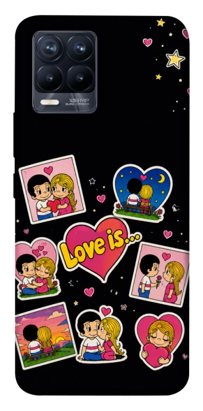 Чохол на Realme 8 Love is фото 1 з 1