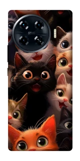 Чохол на TECNO Spark 20 Pro+ happy cats фото 1 з 1