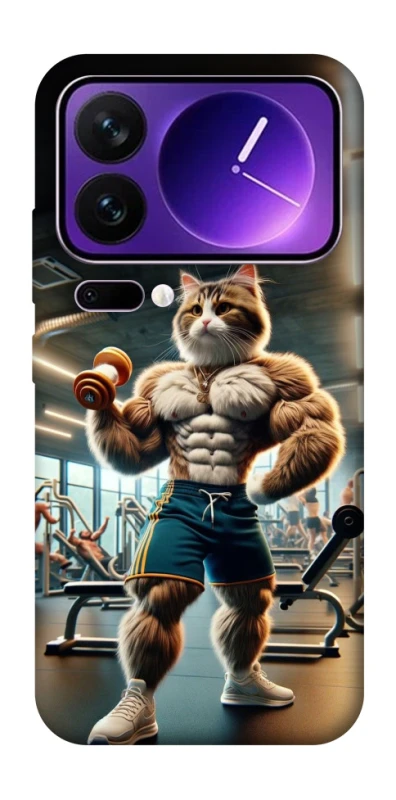 Чехол на Xiaomi 17 Pro Max Качок кот фото 1 из 1