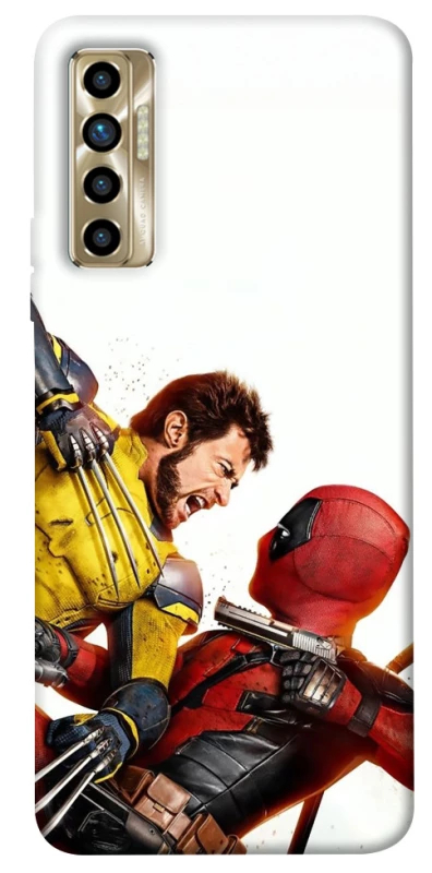 Чехол на TECNO Camon 17P Deadpool and Wolverine фото 1 из 1