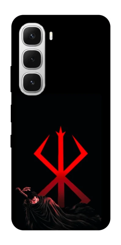 Чохол на Infinix Hot 60i Berserk Red Logo фото 1 з 1