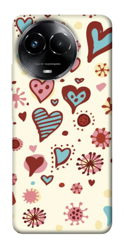 Чохол на Realme C67 4G Pretty hearts фото 1 з 1