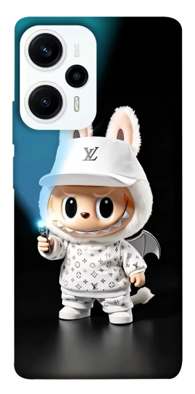 Чохол на Xiaomi Poco F5 / Note 12 Turbo Labubu with flashlight ver.1 фото 1 з 1