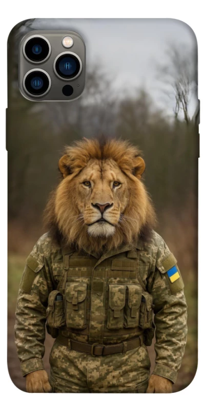 Чохол на Apple iPhone 12 Pro (6.1") Лев захисник фото 1 з 1