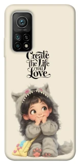 Чехол на Xiaomi Mi 10T Create the life you love фото 1 из 1