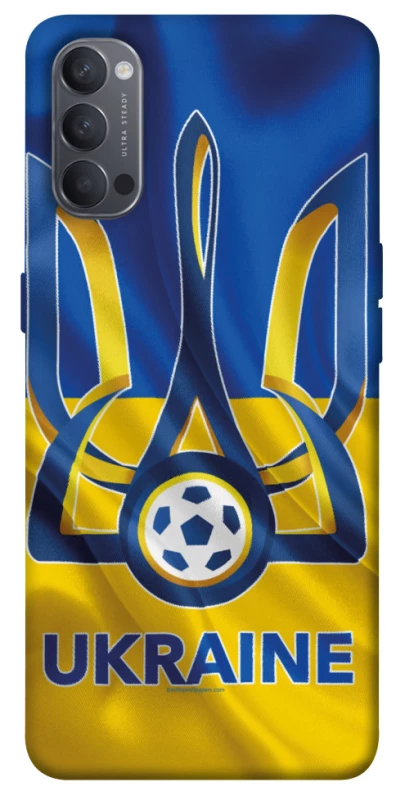 Чехол на Oppo Reno 4 Футбольный Герб v3 фото 1 из 1