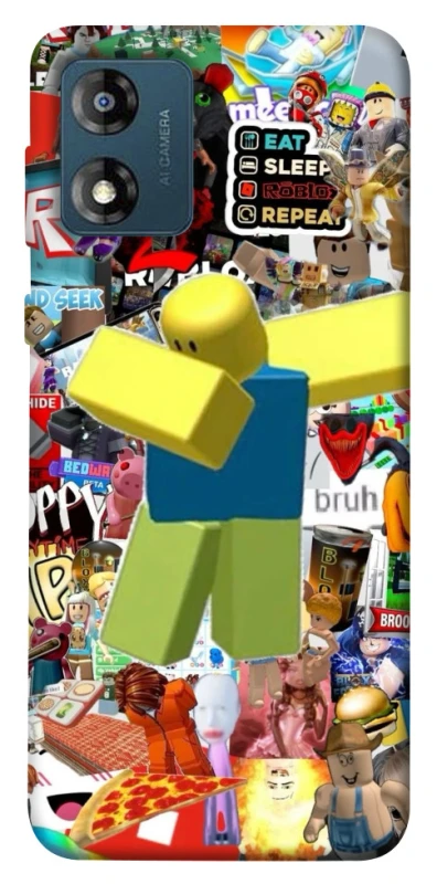 Чохол на Motorola Moto E13 Roblox style фото 1 з 1