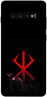 Чехол на Samsung Galaxy S10+ Berserk Red Logo фото 1 из 1