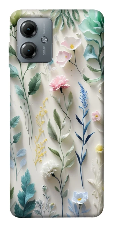 Чохол на Motorola Moto G14 Floral design ver.3 фото 1 з 1