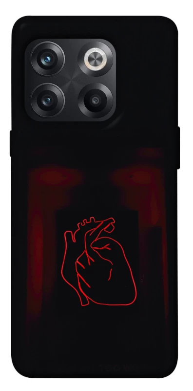 Чехол на OnePlus 10T Красное сердце фото 1 из 1