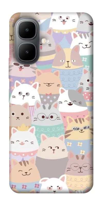 Чехол на Infinix Smart 10 Funny Kittens ver.2 фото 1 из 1