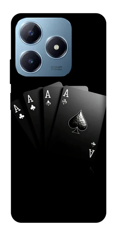 Чехол на Realme C63 Black Cards фото 1 из 1