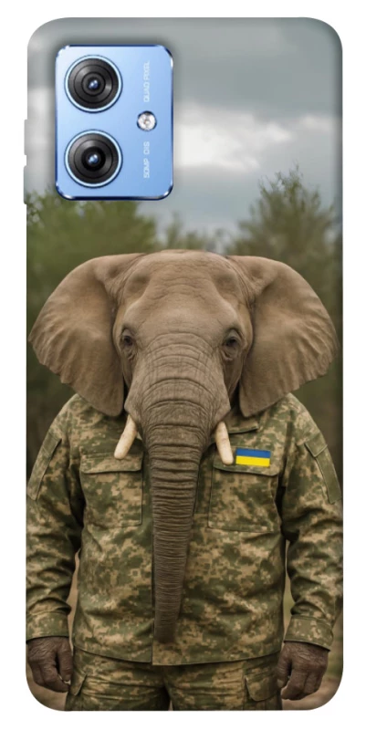 Чохол на Motorola Moto G84 Слон захисник фото 1 з 1