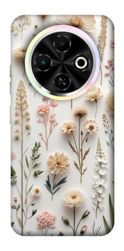 Чохол на TECNO Spark 30C Floral design ver.1 фото 1 з 1