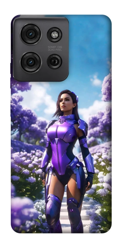 Чохол на Motorola Moto G75 Cyber space girl ver.4 фото 1 з 1