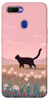 Чехол на Oppo A5s cat on a field фото 1 из 1