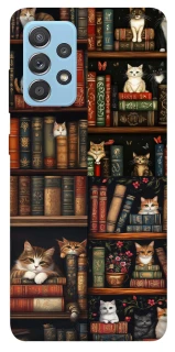 Чохол на Samsung Galaxy A52 4G / A52 5G Cats & Books фото 1 з 1