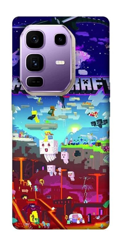 Чохол на Infinix Note 50 Pro+ Minecraft world фото 1 з 1