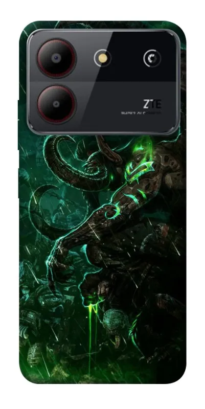 Чехол на ZTE Blade A54 4G Warcraft Illidan v2 фото 1 из 1