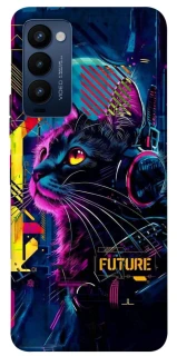 Чохол на TECNO Camon 18 Cyber Cat v2 фото 1 з 1