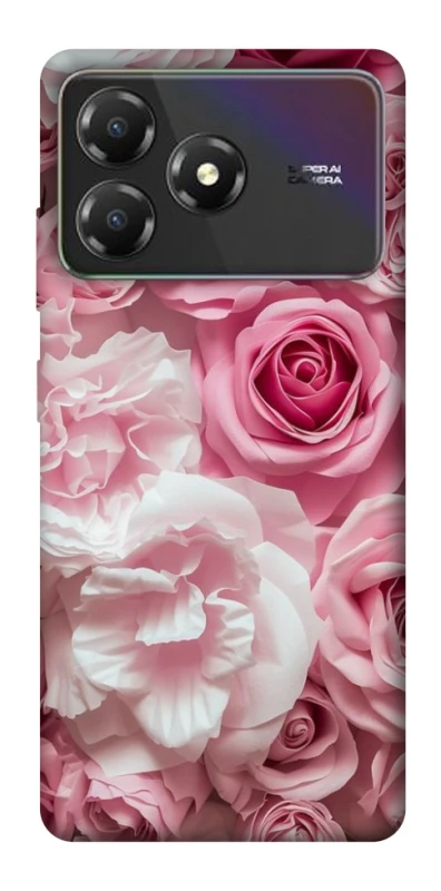 Чехол на ZTE Blade A36 Розовые цветы фото 1 из 1