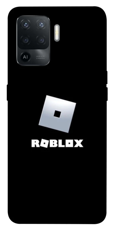 Чохол на Oppo Reno 5 Lite Roblox logo black фото 1 з 1
