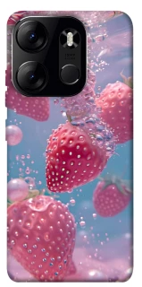 Чехол на Tecno Spark Go 2023 Клубника в воде фото 1 из 1