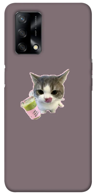 Чохол на Oppo A74 4G cat matcha фото 1 з 1