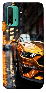 Чохол на Xiaomi Redmi Note 9 4G / Redmi 9 Power Golden sports car фото 1 з 1
