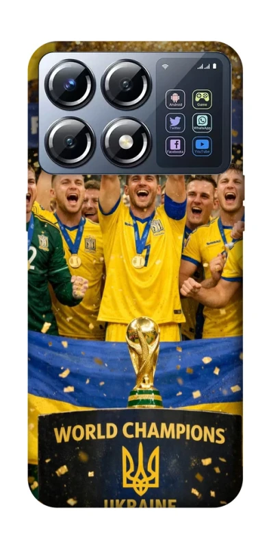 Чохол на Xiaomi POCO X8 Pro UA-Football ver.5 фото 1 з 1