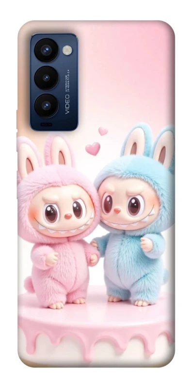 Чехол на TECNO Camon 18 Pro Labubu Twins фото 1 из 1